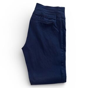 New York & Company Pull-On Stretch Ankle Pants – Navy Blue, Size S